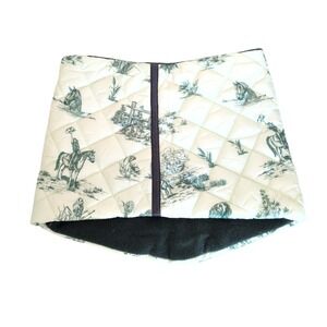 Powder Puff Collection The Pullover Quilted Neck Gaiter Scarf Toile Skiing Apres